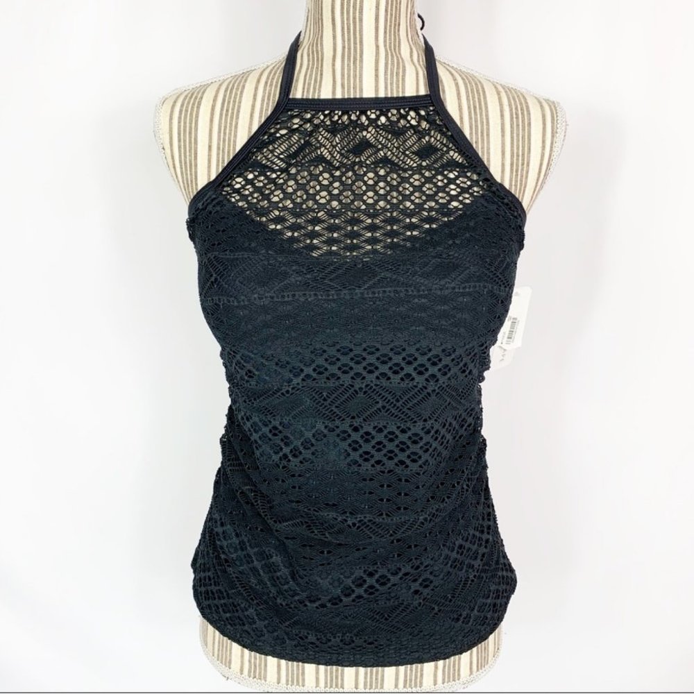 Island Escape Crochet Halter Tankini